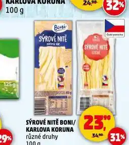 Penny Market Sýrové nitě nabídka