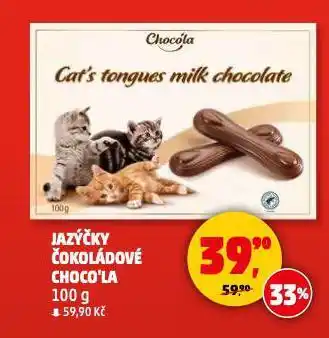 Penny Market Čokoládové jazýčky choco'la nabídka