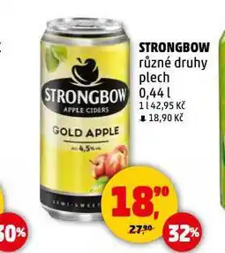 Penny Market Strongbow cider nabídka