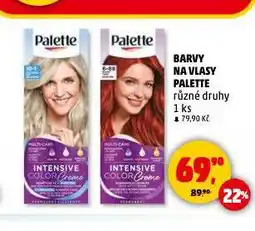 Penny Market Palette barva na vlasy nabídka