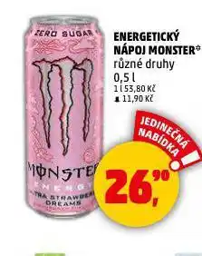 Penny Market Monster energy drink nabídka