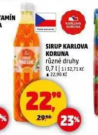 Penny Market Sirup nabídka