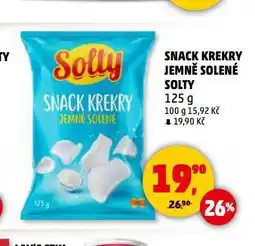 Penny Market Snack krekry jemně solené nabídka