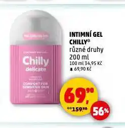 Penny Market Chilly intimní gel nabídka