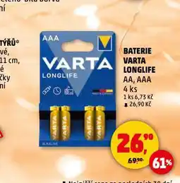 Penny Market Varta baterie nabídka