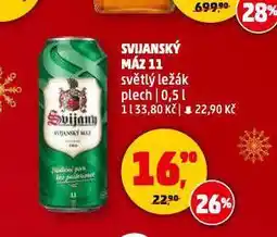 Penny Market Pivo svijanský máz nabídka
