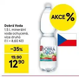 Tesco Dobrá voda ochucená nabídka