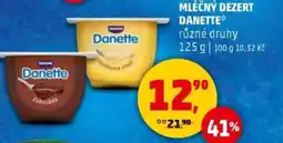 Penny Market Mléčný dezert danette nabídka