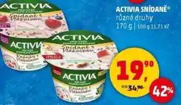 Penny Market Activia snídaně nabídka