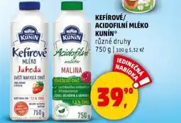 Penny Market Kefírové/ acidofilní mléko kunín nabídka