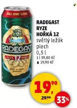 Penny Market Radegast ryze hořká 12 nabídka