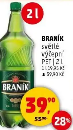 Penny Market Braník světlé výčepní nabídka