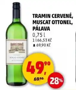 Penny Market Tramin cervené, muscat ottonel, pálava nabídka