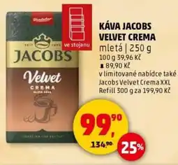 Penny Market Káva jacobs velvet crema nabídka