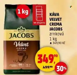 Penny Market Káva velvet crema jacobs zrnková nabídka