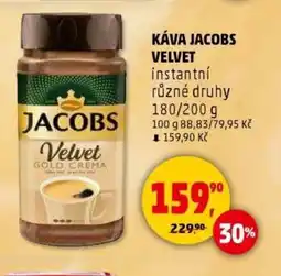 Penny Market Káva jacobs velvet instantní nabídka