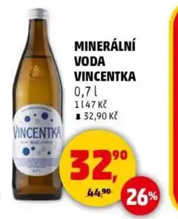 Penny Market Minerální voda vincentka nabídka