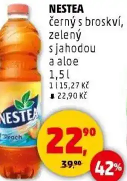 Penny Market Nestea černý s broskví, zelený s jahodou a aloe nabídka