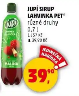 Penny Market Jupí sirup lahvinka pet nabídka