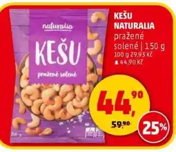 Penny Market Kešu naturalia pražené solené nabídka