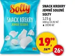 Penny Market Snack krekry jemně solené solty nabídka