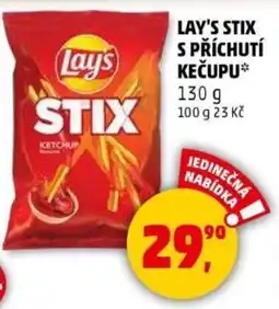 Penny Market Lay's stix s příchutí kečupu nabídka