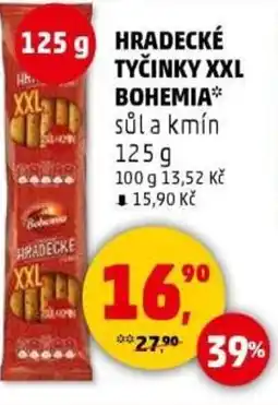 Penny Market Hradecke tyčinky xxl bohemia sůl a kmín nabídka