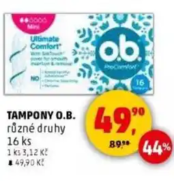 Penny Market Tampony O.B. nabídka
