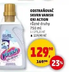 Penny Market Odstraňovač skvrn vanish oxi action nabídka