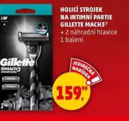 Penny Market Holicí strojek na intimní partie gillette mach3 nabídka