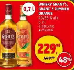 Penny Market Whisky grant's, grant's summer orange nabídka