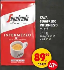 Penny Market Káva segafredo intermezzo mletá nabídka