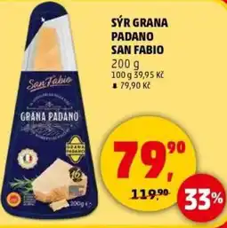 Penny Market Sýr grana padano SAN FABIO nabídka