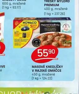 Flop MASOVÉ KNEDLÍČKY V RAJSKÉ OMÁČCE 450 g, mražené nabídka
