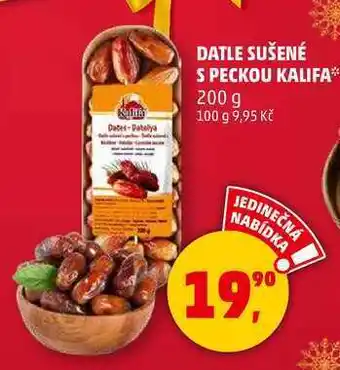 Penny Market DATLE SUŠENÉ S PECKOU KALIFA, 200 g nabídka
