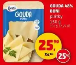 Penny Market Gouda 48% boni plátky nabídka