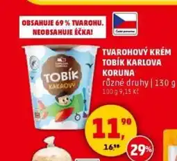 Penny Market Tvarohový krém tobík karlova koruna nabídka