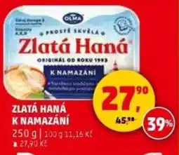 Penny Market Zlatá haná k namazání nabídka