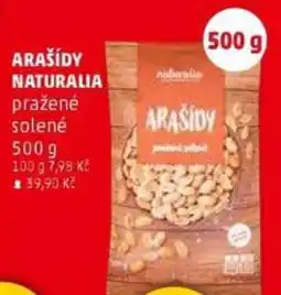 Penny Market Arašídy naturalia pražené solené nabídka