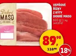 Penny Market Vepřové řízky z kýty dobré maso nabídka