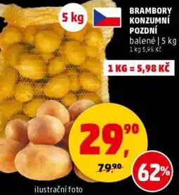 Penny Market Brambory konzumní pozdní nabídka