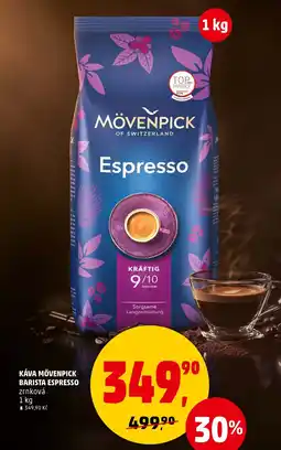 Penny Market Káva mövenpick barista espresso zrnková nabídka