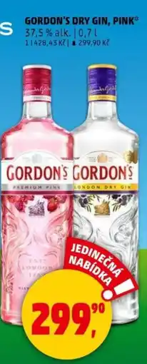 Penny Market Gordon's dry gin, pink nabídka