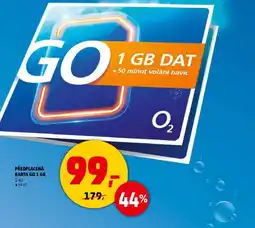 Penny Market Předplacená karta go 1 GB nabídka