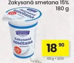 Kubík potraviny Zakysaná smetana 15% nabídka