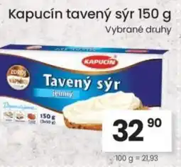 Kubík potraviny Kapucín tavený sýr nabídka