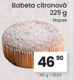Kubík potraviny Babeta citronová nabídka