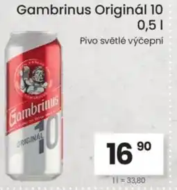 Kubík potraviny Gambrinus Originál 10 nabídka