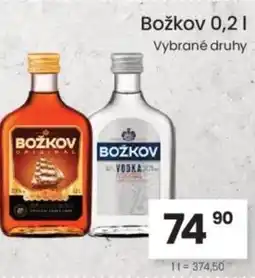 Kubík potraviny Božkov nabídka