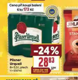 Billa Pivo pilsner urquell nabídka